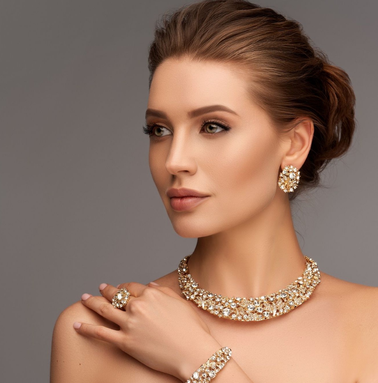Detail of artisan jewellery from KHEROON